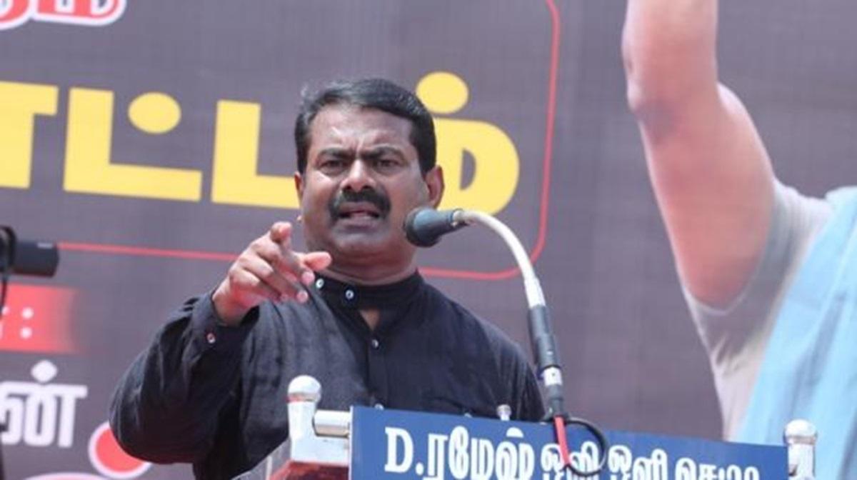 “இங்கேக் கட்சிப் போட்டி இல்லை; திராவிடம் vs தமிழ் தேசியம்” — சீமான்