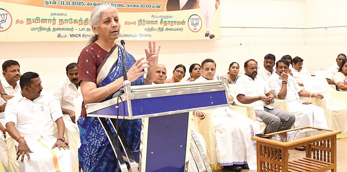 “போலி வாக்காளர்களே ஸ்டாலின் வெற்றிக்கு காரணமா?” – நிர்மலா சீதாராமன் கேள்வி