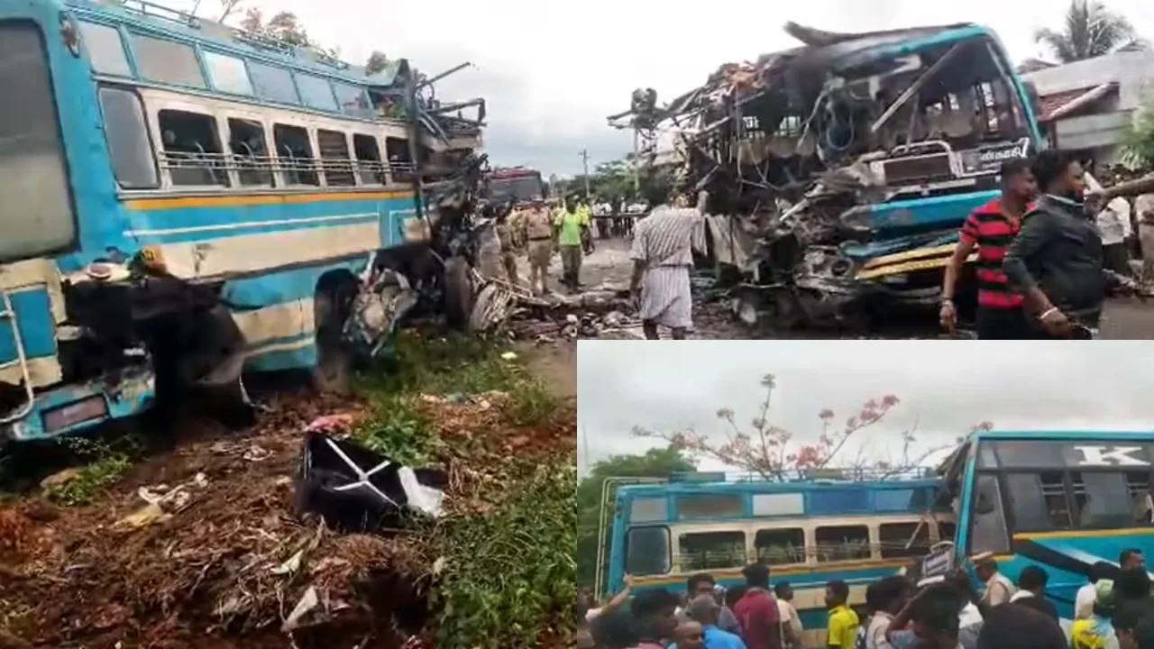 தென்காசி : இரண்டு தனியார் பேருந்துகள் நேருக்கு நேர் மோதிய விபத்து – 7 பேர் பலி!