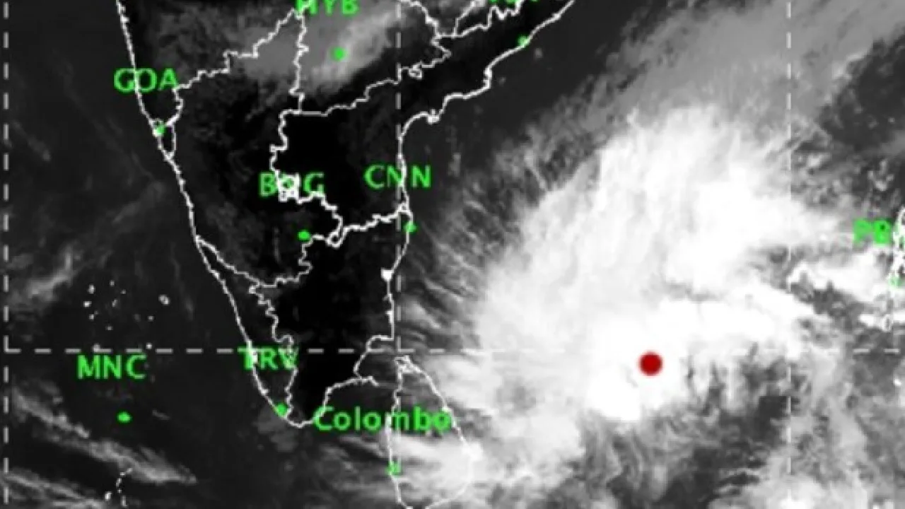 வங்கக்கடலில் “டிட்வா” எனப் பெயரிடப்பட்ட புதிய புயல் உருவானது!