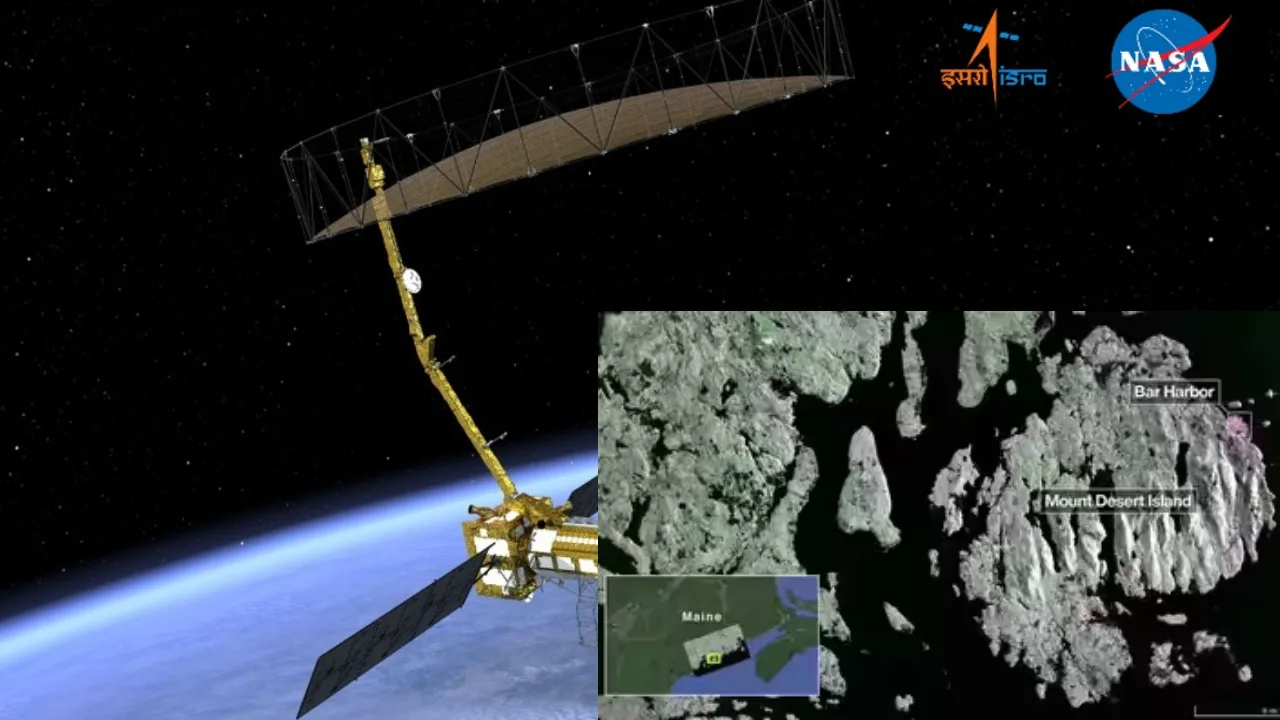 பணியைத் தொடங்கிய NISAR : விண்வெளியில் இருந்து வந்த முதல் HD தரப் பதிவு!