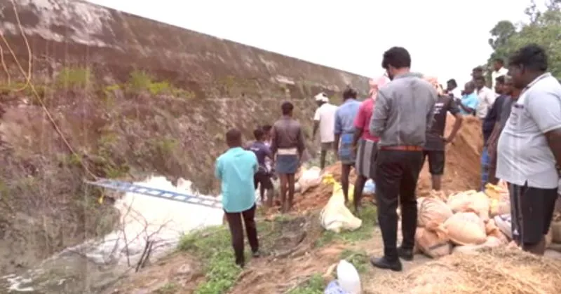 தாமிரபரணி–நம்பியாறு இணைப்புத் திட்ட தடுப்பணையில் விரிசல்: பல கிராமங்களுக்கு வெள்ள அபாயம்