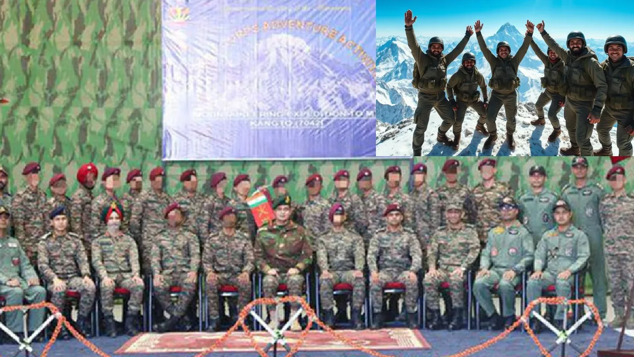 மலையேற்றத்தில் புதிய சாதனை – காங்டோ மலை உச்சியை அடைந்த இந்திய ராணுவ வீரர்கள்