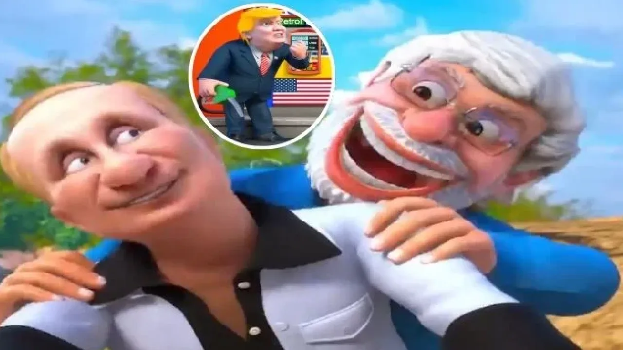 பிரதமர் மோடி – அதிபர் புதினை மையப்படுத்திய கார்ட்டூன் வீடியோ வைரல்