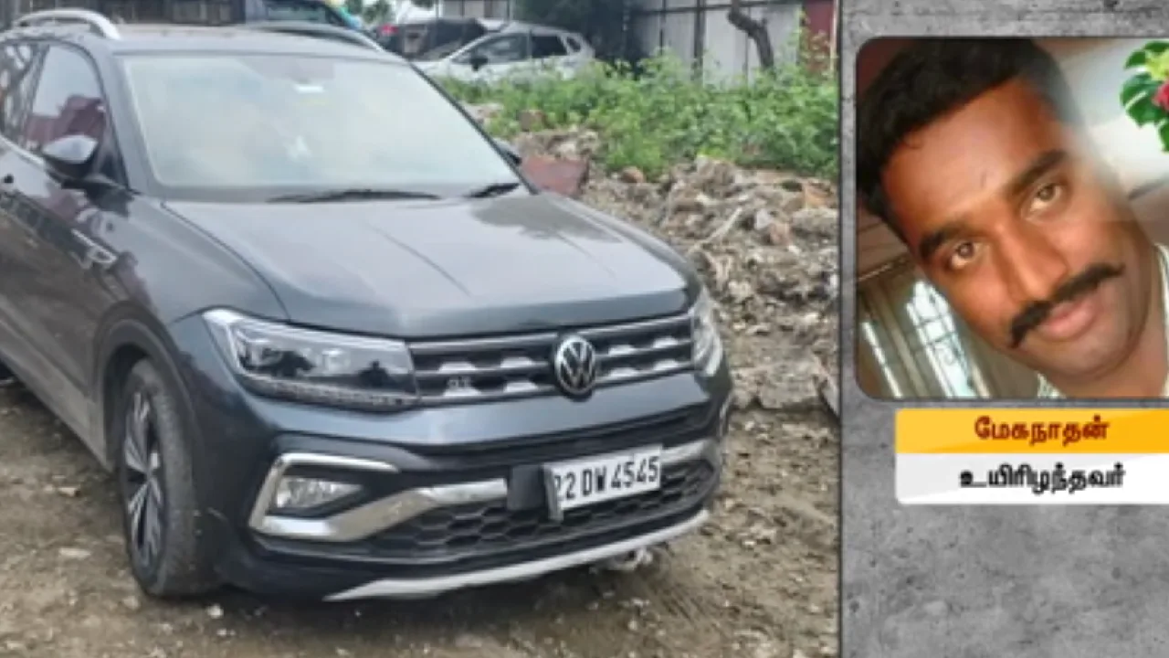 கார் துரத்திச் சென்ற போக்குவரத்து காவலர் விபத்தில் உயிரிழப்பு – ஓட்டுநர் கைது