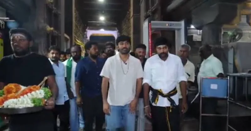 நெல்லையப்பர் கோயிலில் நடிகர் தனுஷ் தரிசனம் – பக்தர்கள் உற்சாக வரவேற்பு