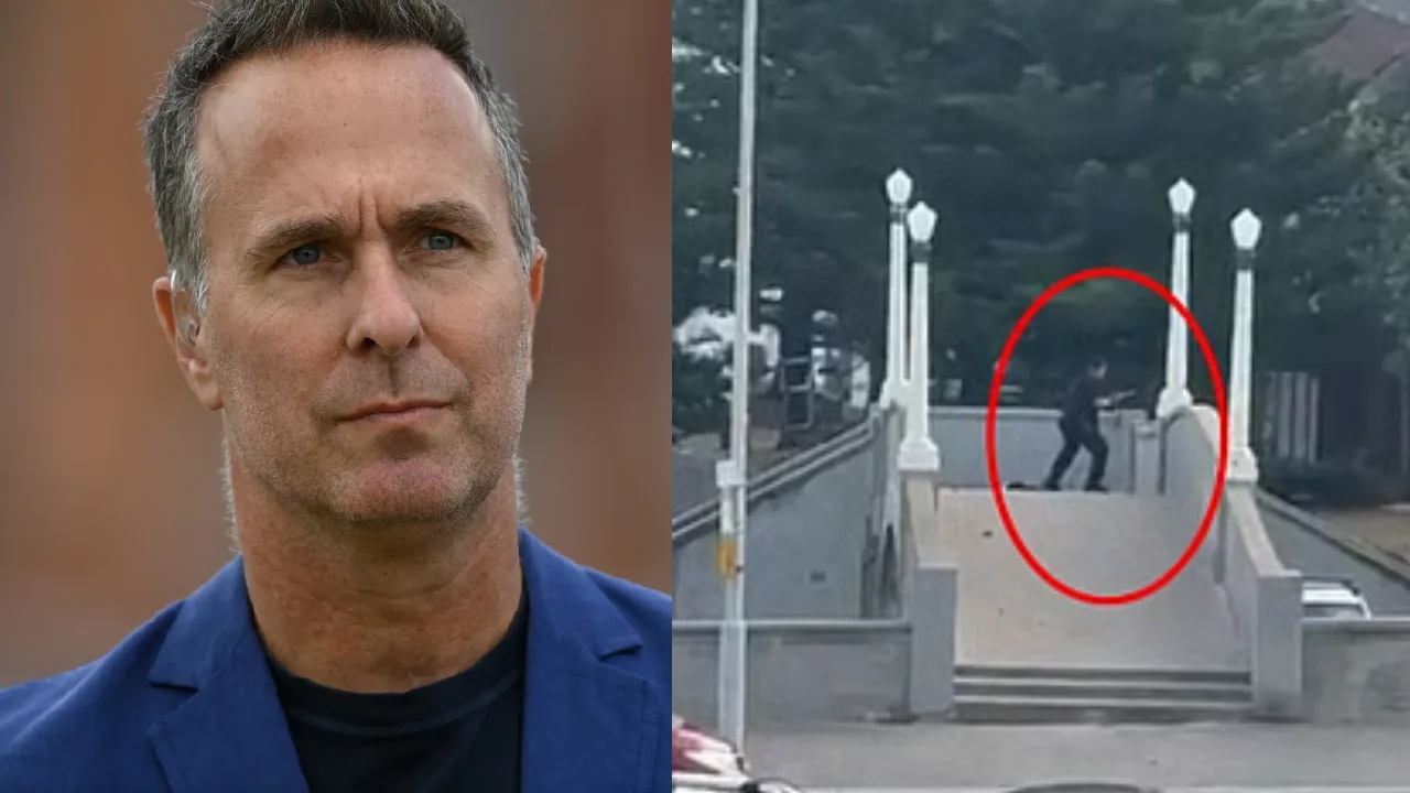 நொடிப்பொழுதில் உயிர் தப்பிய கிரிக்கெட் வீரர் மைக்கேல் வாகன்!