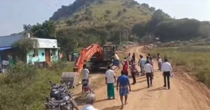 போளூர் பகுதியில் மணல் கடத்தல் – திமுக நிர்வாகி மீது மக்கள் குற்றச்சாட்டு