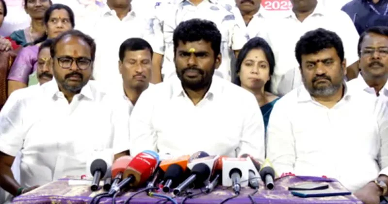 கிறிஸ்துமஸ் கேக் விவகாரத்தில் திமுக–தவெக இடையே போட்டி – அண்ணாமலை குற்றச்சாட்டு