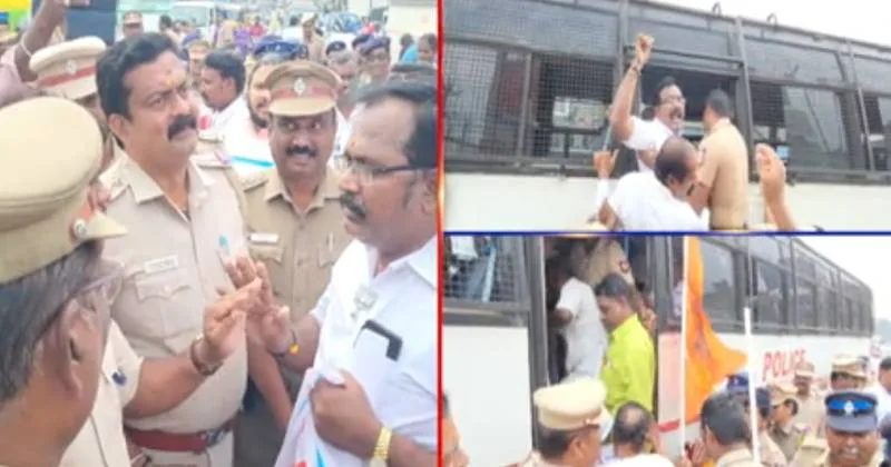 திருப்பரங்குன்றத்தில் தீபம் ஏற்ற தடைக்கு எதிராக தமிழகமெங்கும் இந்து முன்னணியின் போராட்டம்!