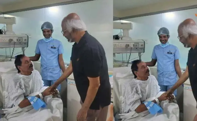 மருத்துவமனையில் சிகிச்சை பெறும் எச்.ராஜாவை நேரில் சந்தித்த ரஜினிகாந்த் – நலம் விசாரிப்பு