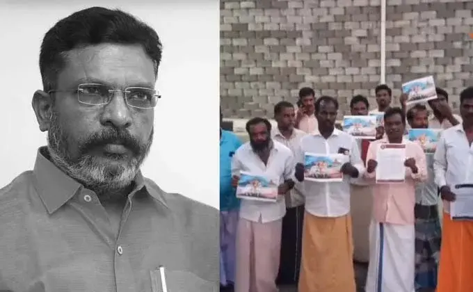 மன்னர்கள் குறித்து சர்ச்சைக்குரிய பேச்சு – திருமாவளவன் மீது இந்து முன்னணி புகார்