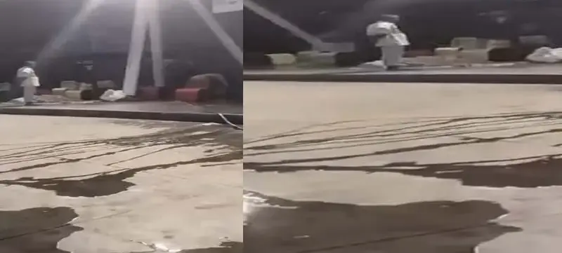 உறங்கியவர்கள்மீது தண்ணீர் பீய்ச்சி: மாநகராட்சி ஊழியர்களுக்கு எதிராக கண்டனம்