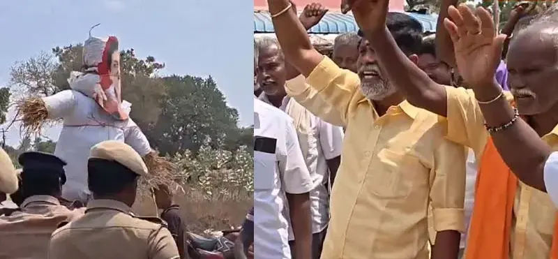 மதுரை விமான நிலைய நிலம் கையகப்படுத்தல் விவகாரம் – அமைச்சர் மூர்த்தி மீது சின்ன உடைப்பு கிராம மக்களின் எதிர்ப்பு தீவிரம்