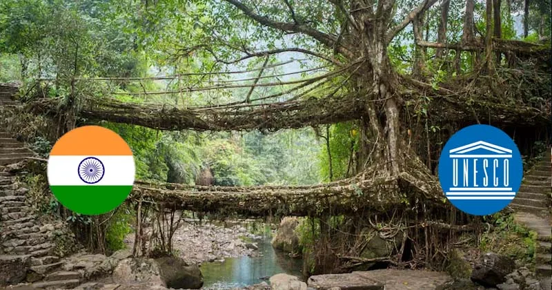 மேகாலயா வாழும் வேர் பாலங்களுக்கு யுனெஸ்கோ அங்கீகாரம் கோரி இந்தியா பரிந்துரை