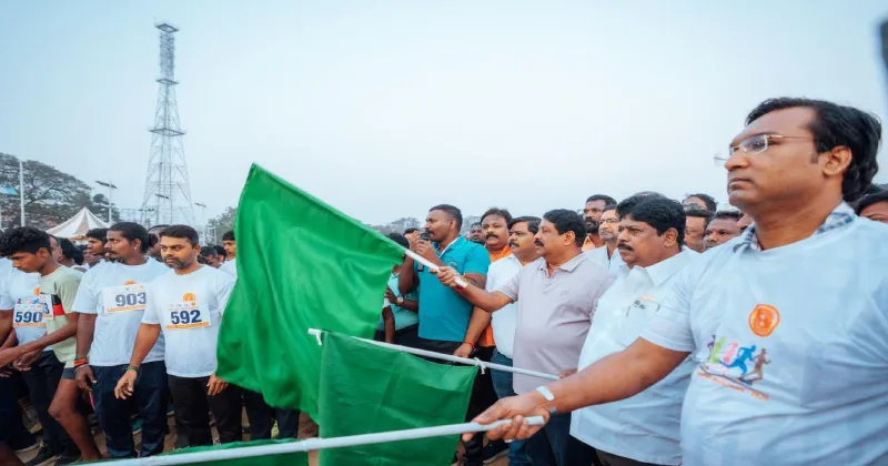 சேலத்தில் பாஜக ஏற்பாட்டில் மாரத்தான் ஓட்டப் போட்டி