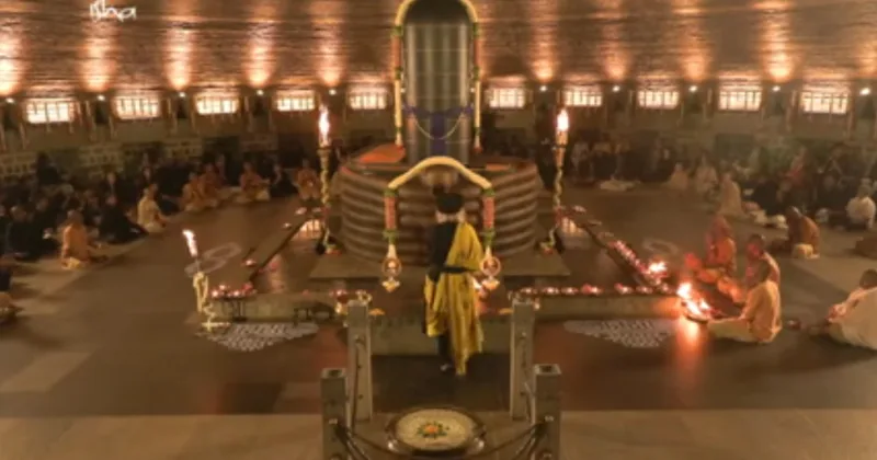 மகா சிவராத்திரி விழா: கோவை ஈஷா யோகா மையத்தில் உற்சாக கொண்டாட்டம்