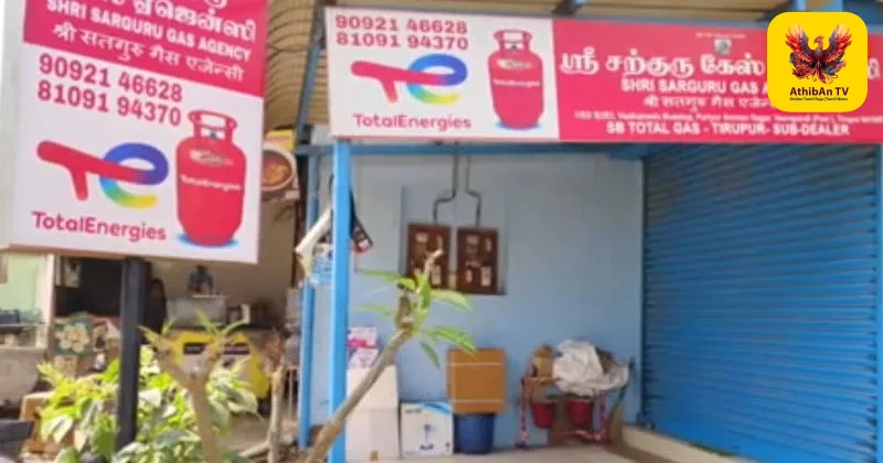 திருப்பூரில் அதிரடி: சிலிண்டர்களைப் பதுக்கி கூடுதல் விலைக்கு விற்ற கேஸ் ஏஜென்சிக்கு சீல்!