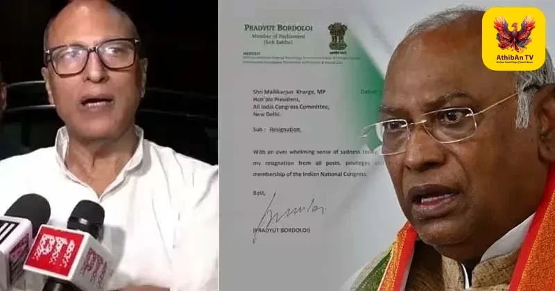 அசாம் காங்கிரஸில் அதிரடி: மாநிலத் தலைவருடன் மோதல் – எம்.பி. பிரத்யுத் பர்தோலோய் ராஜினாமா!