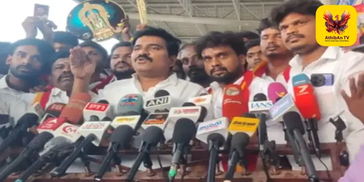 திருப்பரங்குன்றம் விவகாரம்: திமுக அரசு மீது தவெக இணை பொதுச்செயலாளர் சிடிஆர் நிர்மல் குமார் கடும் குற்றச்சாட்டு!