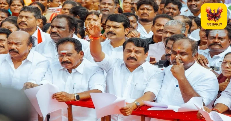 விஜயை பாஜக மிரட்டுகிறதா? – நயினார் நாகேந்திரன் பதிலடி: ஆதவ் அர்ஜுனா விவகாரத்தில் கேள்வி!