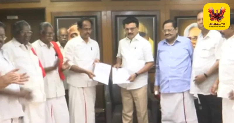 திமுக கூட்டணியில் இந்திய கம்யூனிஸ்ட் கட்சிக்கு 5 இடங்கள்: ஒரு தொகுதி குறைப்பு – ஒப்பந்தம் கையெழுத்து!