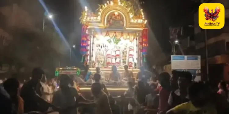 காஞ்சிபுரம் ஏகாம்பரநாதர் கோயில் பங்குனி உத்திரம்: மாவடி சேவை உற்சவத்தில் திரளான பக்தர்கள் தரிசனம்!