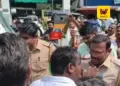 பரப்புரை வாகனம் நிறுத்தம்: சேலத்தில் போலீசாருக்கும் நாம் தமிழர் கட்சியினருக்கும் இடையே கடும் வாக்குவாதம்!