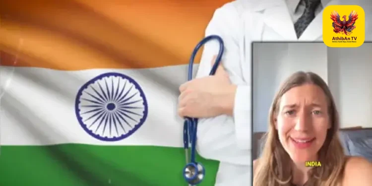 “ஏன் இவ்வளவு எளிதாக இருக்கிறது?” – இந்திய மருத்துவச் சேவையை வியந்து பாராட்டிய அமெரிக்கப் பெண்!