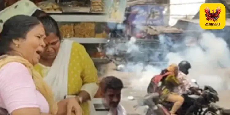 கும்மிடிப்பூண்டி: திமுக வேட்பாளருக்கு வரவேற்பு அளித்தபோது வெடித்த பட்டாசு – பெண் காயமடைந்ததால் பரபரப்பு!