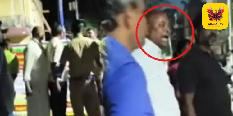 தாம்பரம் அருகே பரபரப்பு: பேனர் வைப்பது தொடர்பாக திமுக பெண் கவுன்சிலரின் தந்தை, கணவர் பொதுமக்களுடன் வாக்குவாதம்!