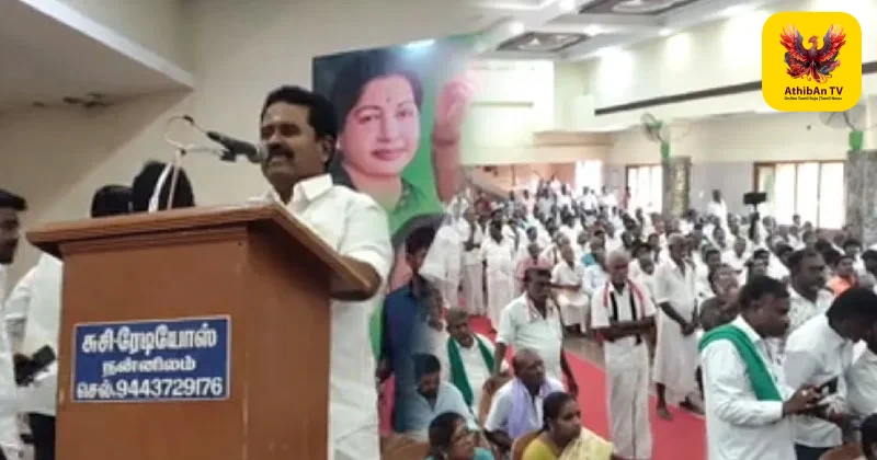 நன்னிலத்தில் தேசிய ஜனநாயக கூட்டணி ஆலோசனை: 15 ஆண்டுகால வளர்ச்சிப் பணிகளைக் கூறி ஆர்.காமராஜ் வாக்கு சேகரிப்பு!