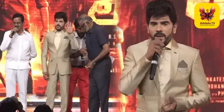 ஏப்ரல் 3-ல் ரிலீஸ்: லெஜண்ட் சரவணனின் ‘லீடர்’ பட இசை மற்றும் டிரைலர் வெளியீடு!