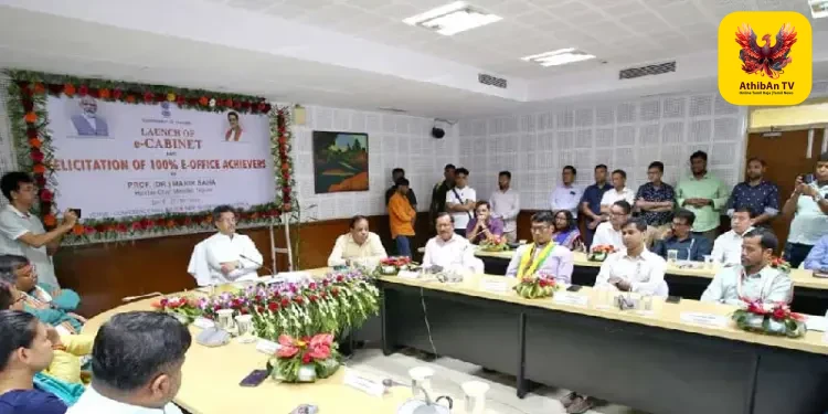 டிஜிட்டல் புரட்சியில் திரிபுரா: காகிதமில்லா ‘இ-கேபினட்’ ஆக மாறியது மாநில அமைச்சரவை!