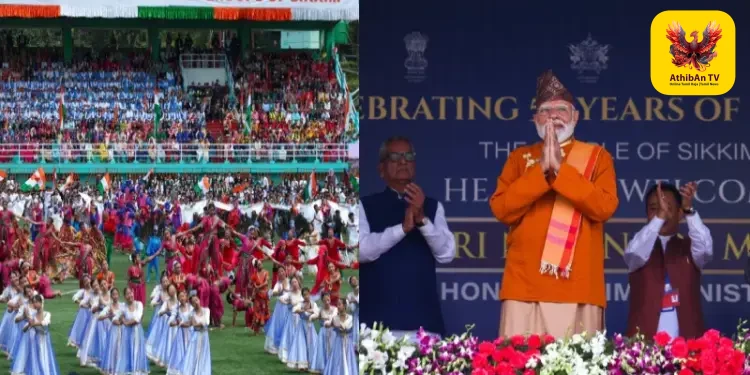 சிக்கிம் மாநிலத்தின் 50-வது உதய தின விழா: ரூ.4,018 கோடி மதிப்பிலான திட்டங்களைப் பிரதமர் மோடி தொடங்கி வைத்தார்!