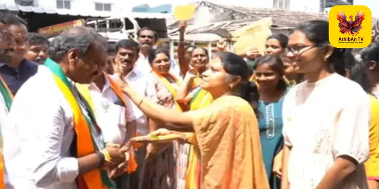 மத்திய அமைச்சர் எல்.முருகன் தீவிர பிரச்சாரம்: “திமுகவை ஆட்சியில் இருந்து அகற்ற வேண்டும்” என திருப்பூர் மக்களுக்கு வேண்டுகோள்!