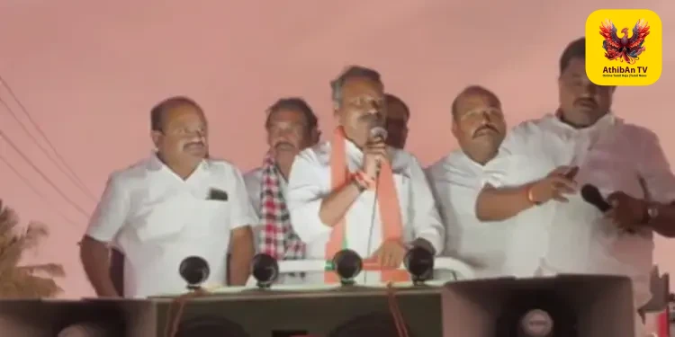 அவிநாசியை பசுமைப் பகுதியாக மாற்றுவோம்: தெலுங்கு மொழியில் பேசி எல்.முருகன் வாக்கு சேகரிப்பு!