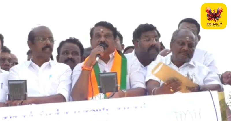 “உதயநிதியை முதல்வராக்க ஸ்டாலின் குடும்பம் கோடிக்கணக்கில் செலவு செய்கிறது” – சாத்தூரில் நயினார் நாகேந்திரன் அதிரடிப் பேச்சு!