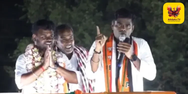 திமுக கூட்டணி வெற்றி பெற எங்கும் அறிகுறியே இல்லை: வாசுதேவநல்லூரில் அண்ணாமலை ஆவேசம்!