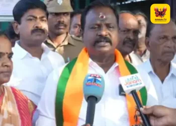 “ஸ்மார்ட் சிட்டி திட்டங்களுக்கு திமுக அரசு ஸ்டிக்கர் ஒட்டுகிறது” – தஞ்சாவூர் பாஜக வேட்பாளர் கருப்பு முருகானந்தம் சாடல்!