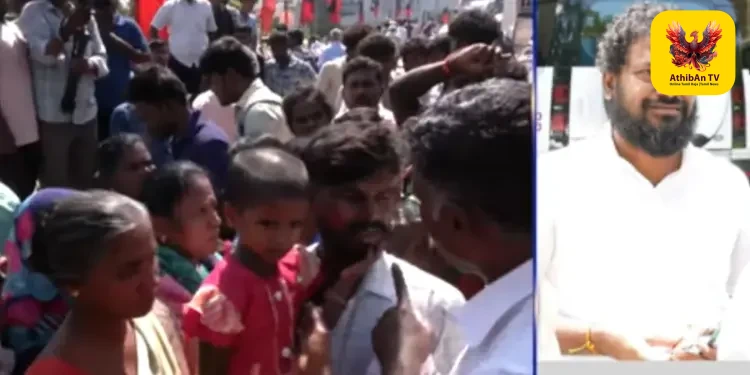 திமுகவினர் ஆபாசப் பேச்சு: பெண் தற்கொலை செய்துகொண்டதால் மண்ணச்சநல்லூரில் உறவினர்கள் சாலை மறியல்!