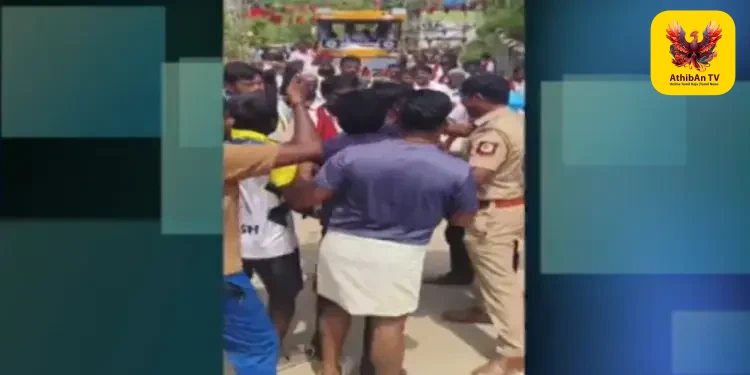 குறிஞ்சிப்பாடியில் பரபரப்பு: அமைச்சர் எம்.ஆர்.கே. பன்னீர்செல்வத்துடன் இளைஞர்கள் கடும் வாக்குவாதம் – திமுகவினரை விரட்டியடித்ததால் பரப்புரையில் முட்டுக்கட்டை!