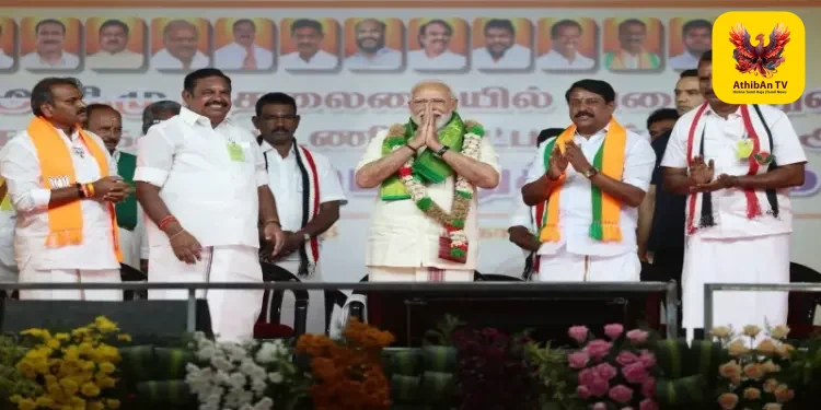 “திமுக அரசின் ஊழல்கள் மீது கடும் நடவடிக்கை; போதைப்பொருள் இல்லாத தமிழகம்” – கோவையில் பிரதமர் மோடி அதிரடி உத்தரவாதம்!