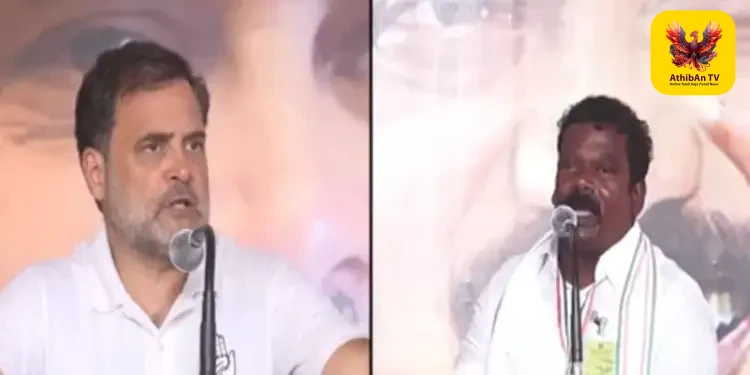 “ஒன்று சொன்னால் மற்றொன்று” – ராகுல் காந்தியின் உரையைத் தவறாக மொழிபெயர்த்த செல்வப்பெருந்தகை: சமூக வலைதளங்களில் வைரலாகும் வீடியோ!