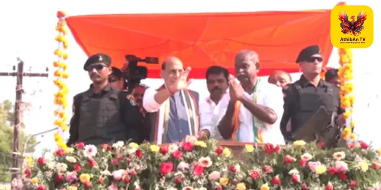 நெல்லை ராதாபுரம் கல்குவாரியில் ₹5000 கோடி ஊழல்: திமுக அமைச்சர்கள் சிறை செல்வது உறுதி என ராஜ்நாத் சிங் அதிரடி!