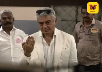 ஜனநாயகக் கடமையை ஆற்ற பெல்ஜியத்திலிருந்து பறந்து வந்த அஜித்: திருவான்மியூரில் முதல் ஆளாக வாக்குப்பதிவு!