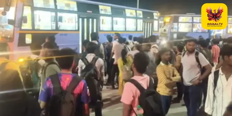 கிளாம்பாக்கத்தில் அலைமோதிய கூட்டம்: போதிய பேருந்துகள் இல்லாததால் வாக்காளர்கள் அவதி!