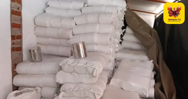 முசிறி அருகே பரபரப்பு: திமுக நிர்வாகி வீட்டில் ரூ.11.70 லட்சம் மதிப்பிலான பரிசுப் பொருட்கள் பறிமுதல்!