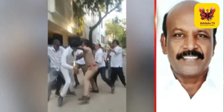 சைதாப்பேட்டையில் பரபரப்பு: அமைச்சர் மா.சுப்பிரமணியன் முன்னிலையில் தவெக நிர்வாகி மீது தாக்குதல்!