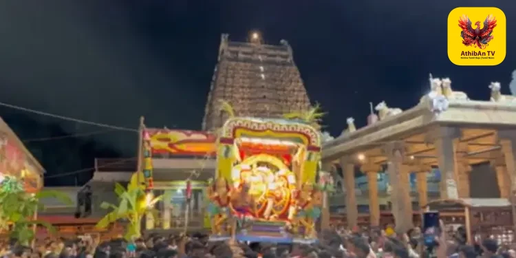 அண்ணாமலையார் கோயிலில் சித்திரை வசந்த உற்சவம்: பொம்மை பூ கொட்டும் நிகழ்வில் திரண்ட பக்தர்கள்!